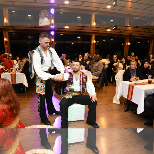 All Inclusive; Istanbul Bosphorus Dinner Cruise w/live shows - The Turkish night show: belly dance, henna, DJ, and dervish-style spinning
