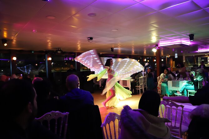 Bosphorus Dinner Cruise Tour with Private Table - Live entertainment on the Bosphorus: Turkish folk, Latin flamenco, DJ, belly dance