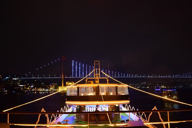 Bosphorus Dinner Cruise with Folk Dance and Live Performances - Nighttime Bosphorus Views Plus a Full Turkish Night Show