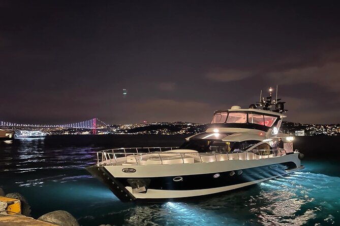 Bosphorus Night Cruise with Luxury Yacht - Entering The Bosphorus at Night, Where Two Continents Share One Skyline