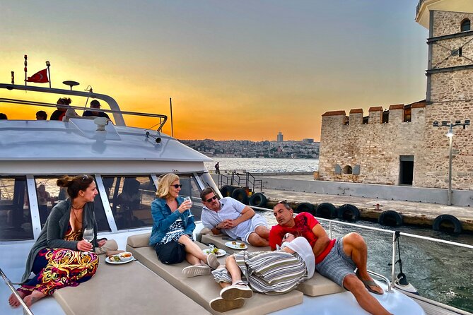 Bosphorus Sunset Yacht Cruise with Snacks and Live Guide - The route: Bosphorus Bridge, Ortakoy, and the shoreline that reads like a movie set