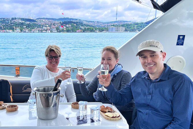 Bosphorus Yacht Cruise with Stopover on the Asian Side - (Morning or Afternoon) - Maiden’s Tower Myth and the Golden Horn Surprise