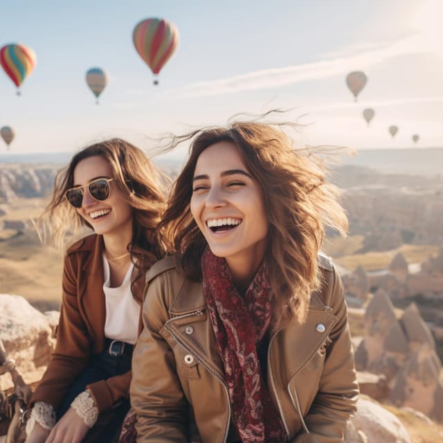 From Istanbul: 2-Day Cappadocia Trip w/ Flight and Transfers - Day Two: balloon option, then Çavuşin walking through Red Valley