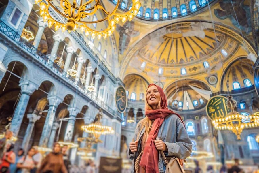 Hagia Sophia & Basilica Cistern Guided Tour Incl. Tickets - Basilica Cistern, the Subterranean Palace, and why the Medusa heads land so well