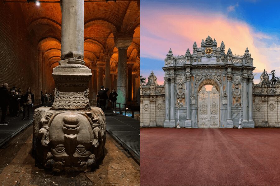 Istanbul: Basilica Cistern & Dolmabahce Palace Combo Ticket - Basilica Cistern: go slow, and plan for no signal