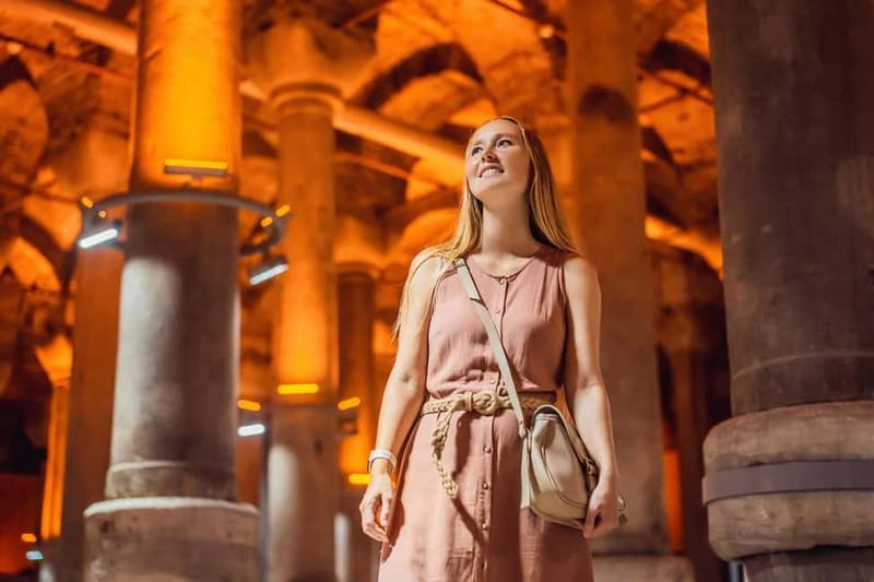 Istanbul: Basilica Cistern Small Group Tour with Tickets - Stop 1 to Stop 2: Your Photo Stop and Guided Walk Inside the Columns