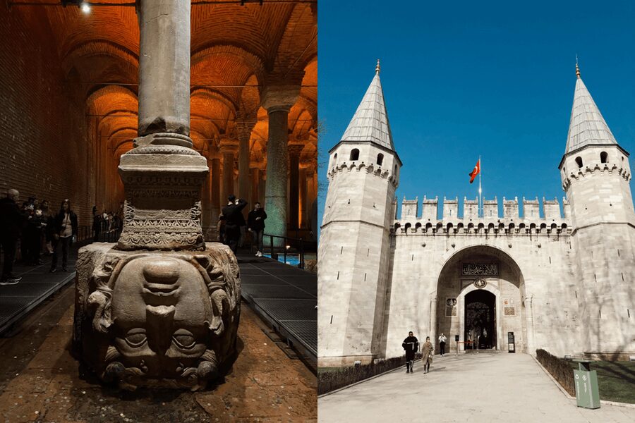 Istanbul: Basilica Cistern & Topkapi Palace Combo Ticket - Basilica Cistern: flexible timing, but phone-free underground time