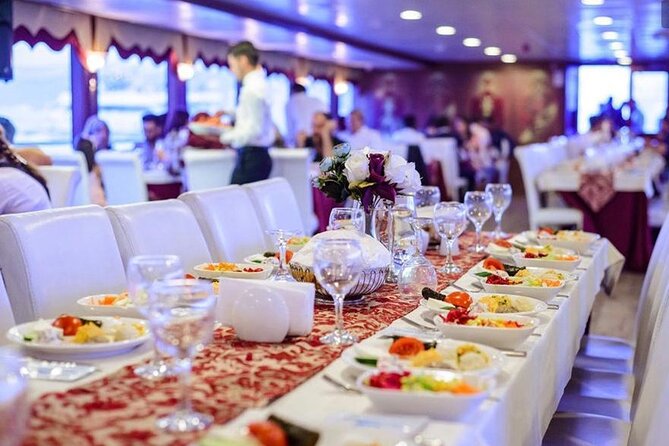 Istanbul Bosphorus Cruise Dinner, Drinks & Show with Pickup - Dinner on the Water: Meze, Hot Starter, and Your Main Choice