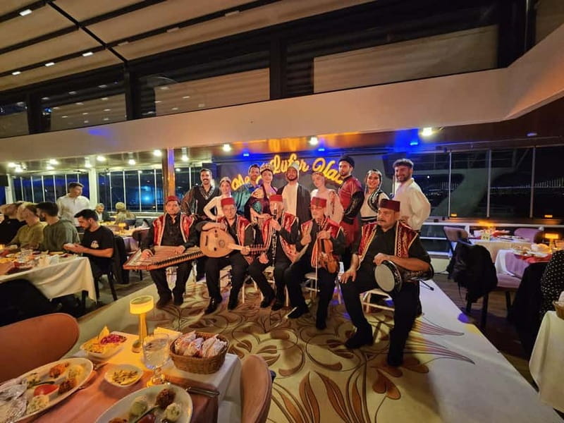Istanbul: Bosphorus Dinner Cruise & Show with Private Table - The show: Turkish folk dances and Latin flamenco on a moving yacht