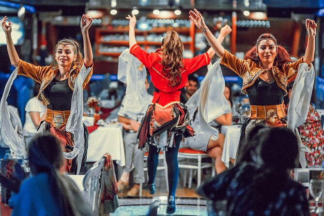 Istanbul: Bosphorus Dinner Cruise with Turkish Night Show - The cruise route: Europe to Asia, by light, not by walking