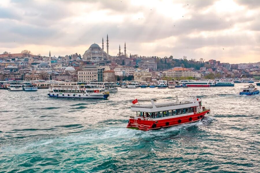 Istanbul: Bosphorus Strait Sightseeing Cruise & Audio Guide - Ortaköy: small-street atmosphere from a moving deck