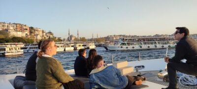 Bosphorus Sunset Cruise on Yacht with Live Guide