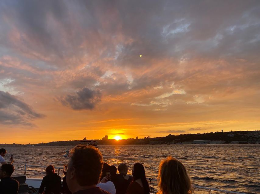 Istanbul: Bosphorus Sunset Cruise with Snacks and Wine - The Bosphorus Bridge and Rumeli Fortress: Big Structures, Big Views