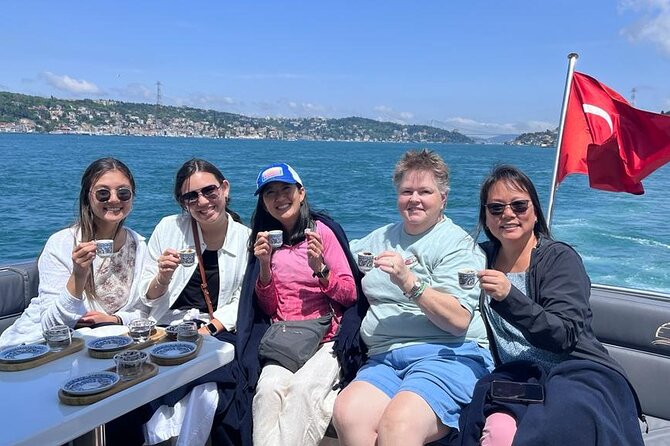 Istanbul Bosphorus Yacht Experience – Asian Side Visit in Kanlica - More skyline and shoreline hits: Haydarpaşa, Hagia Sophia, Topkapi, Blue Mosque