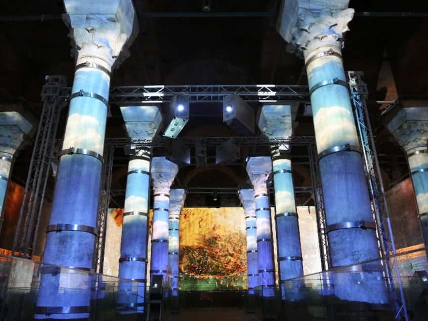 Istanbul: Cistern of Theodosius Entry Ticket and Audio Guide - What you will notice inside: columns, marble, and the shape of water storage