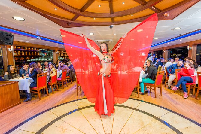 ISTANBUL: Dinner Cruise On The Bosphorus with Turkish night show - The Turkish Night Show, From Belly Dance to Dervish and DJ
