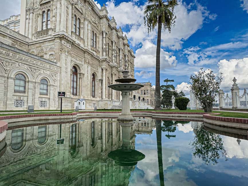 Istanbul:Dolmabahce Palace Skip-the-Line Entry & Audio Guide - Gardens and Bosphorus views you should not rush past