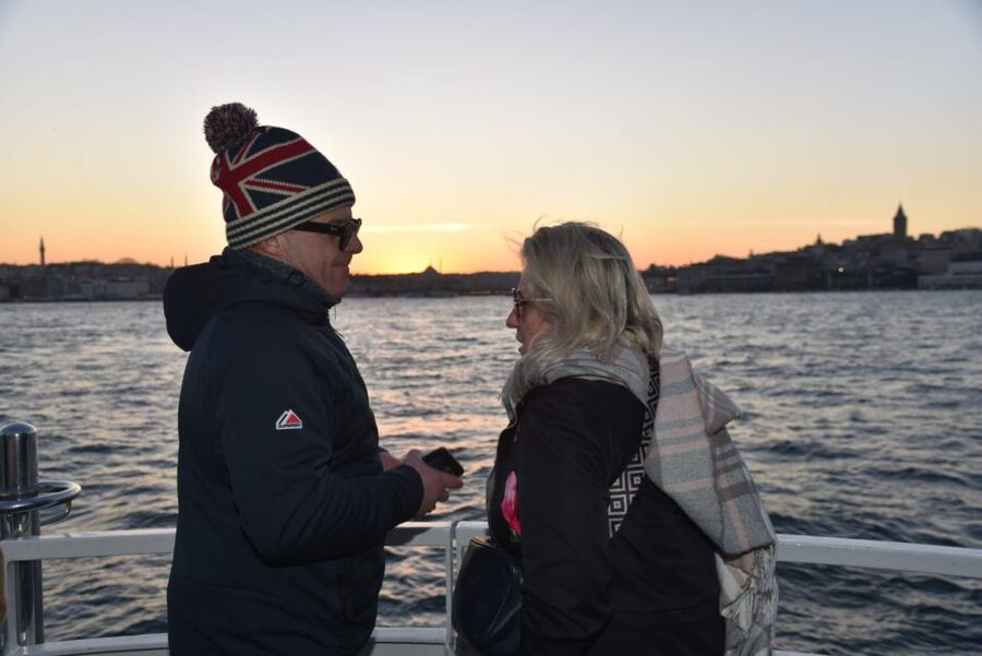 Istanbul: Explore Bosphorous on a Sunset Boat Cruise - Ortaköy Mosque and the Bosphorus Bridges, when the strait tightens