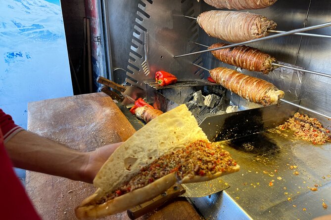 Istanbul Guided Street Food Tour Around European and Asian Sides - Back to Karaköy: fish wrap in Mumhane Caddesi and the künefe plus Maraş dondurma finale