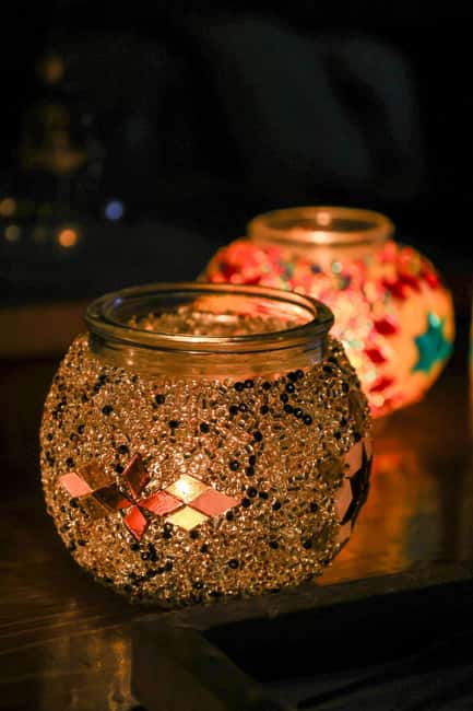 Istanbul: Mosaic Candle Holder Workshop - The 2-hour flow: design, dry, refresh, then assemble your candle holder