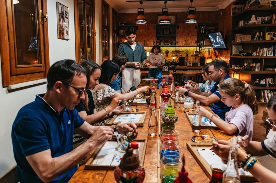 Istanbul:Original Turkish Mosaic Lamp Workshop w/ Snacks - A Hands-On Turkish Mosaic Lamp You Can Actually Finish in 2.5 Hours