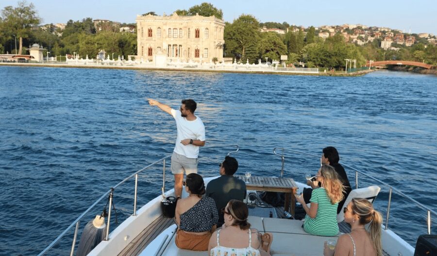 Istanbul: Small Group Yacht Tour with Unlimited Wine - Unlimited wine, fruit, and nuts: how the onboard vibe really plays out