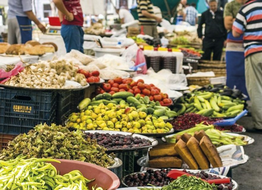 Istanbul: Turkish Food Tour in Kadikoy Across the Bosphorus - The 2.5-hour market stretch: meze, tea, sweets, and savory stops