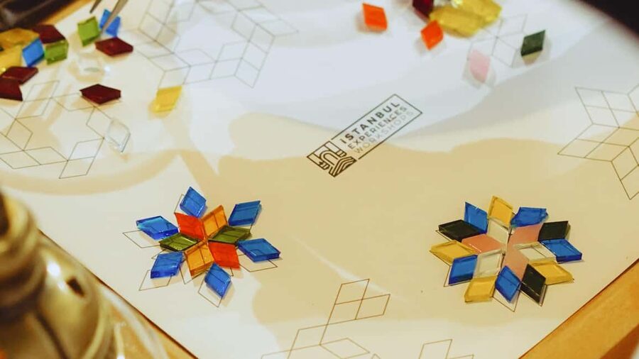 Istanbul: Turkish Mosaic Lamp Workshop with Bosphorus View - Tea Break Time While Your Design Dries
