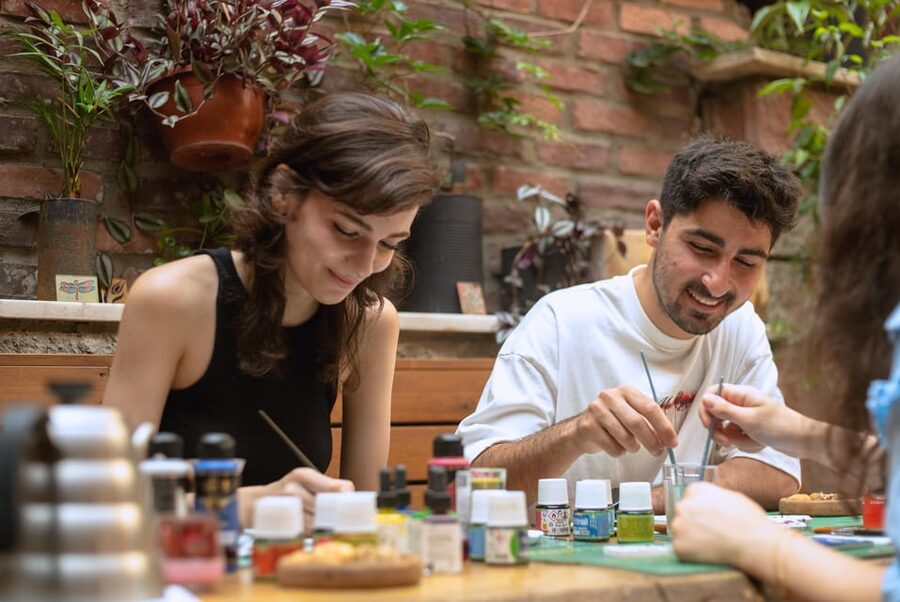 Istanbul: Turkish Tile Painting & Ceramic Workshop w/ Snacks - A Beginner-Friendly Creative Break in the Middle of Istanbul