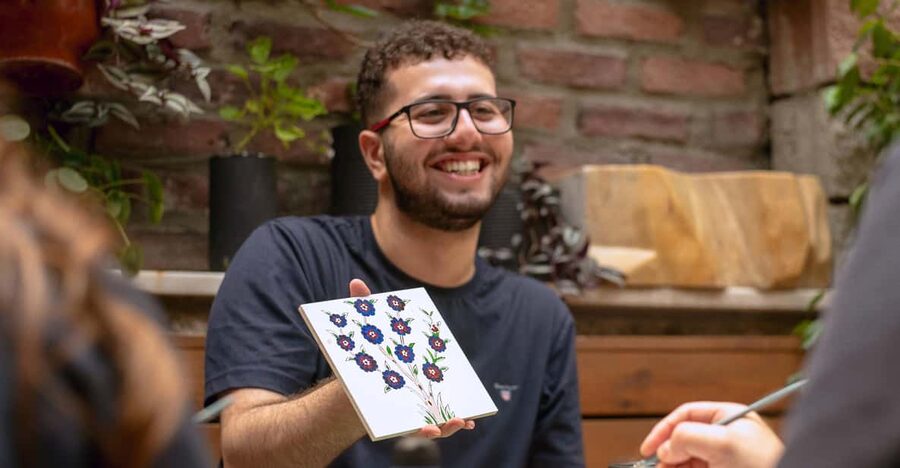 Istanbul: Turkish Tile Painting & Ceramic Workshop w/ Snacks - The People Matter: Guides, Assistants, and a Friendly Studio Mood