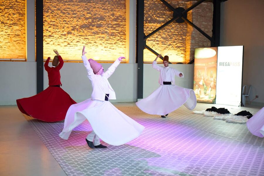 Istanbul: Whirling Dervish Ceremony next to Hagia Sophia - What the venue feels like once you sit down