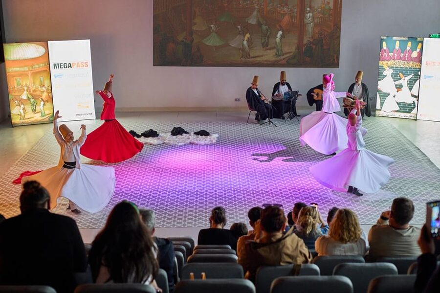 Istanbul: Whirling Dervish Ceremony next to Hagia Sophia - Meeting at the Basilica Cistern area and finding the white wooden house gate