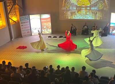 Whirling Dervish Ceremony next to Hagia Sophia