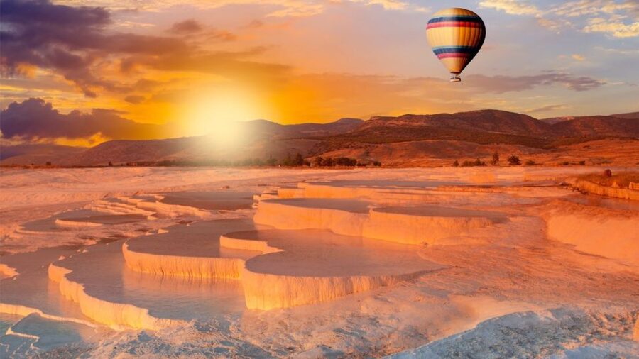 Pamukkale Day Tour With Flights and Transfers from Istanbul - Pamukkale travertines: walking the limestone terraces barefoot