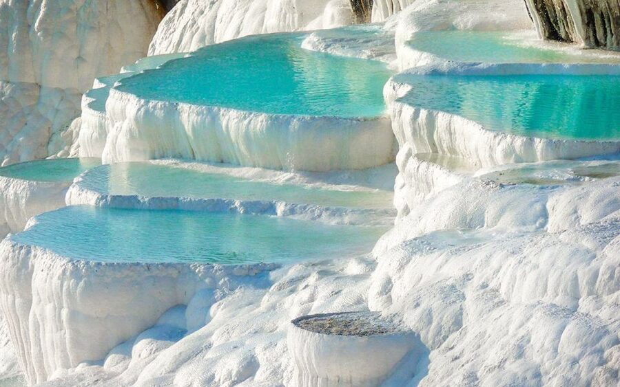 Private Daily Pamukkale Tour from Istanbul by Plane - Cotton Castle terraces: what to look for and how to enjoy them
