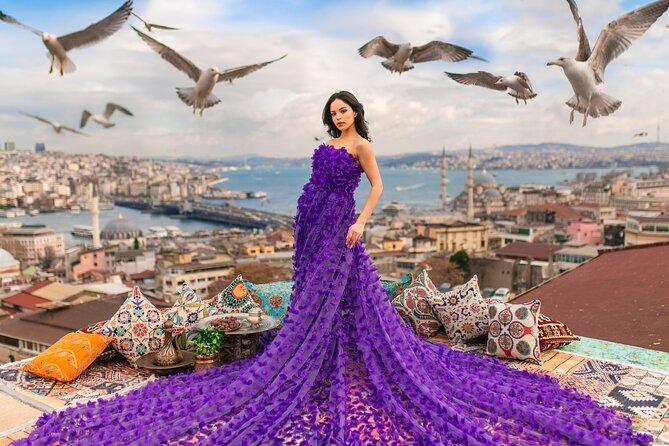 Rooftop Flying Dress Photo Shoot in Istanbul - Stop 1, Bosphorus Strait Viewpoint: Landmarks You Can Count On