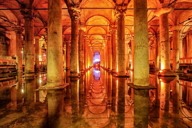 Skip-the-Line Istanbul: Private Tour from Cruise Ship & Hotel - Basilica Cistern: Justinian’s Underground Water Vault in the Cool Air
