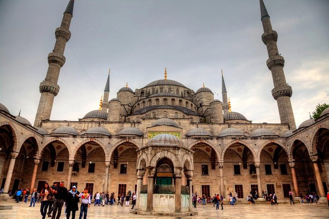 Small Group Tour: Essential Istanbul - Blue Mosque first: dress rules, photo angles, and time to take it in