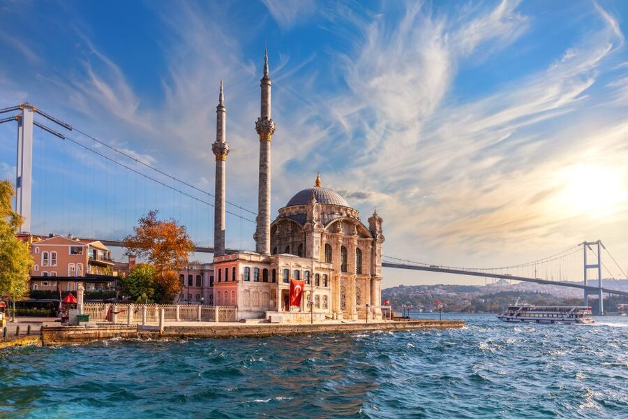 Sunset Cruise Bosphorus and Golden Horn River - Getting your bearings on the Bosphorus Strait, before the landmarks start